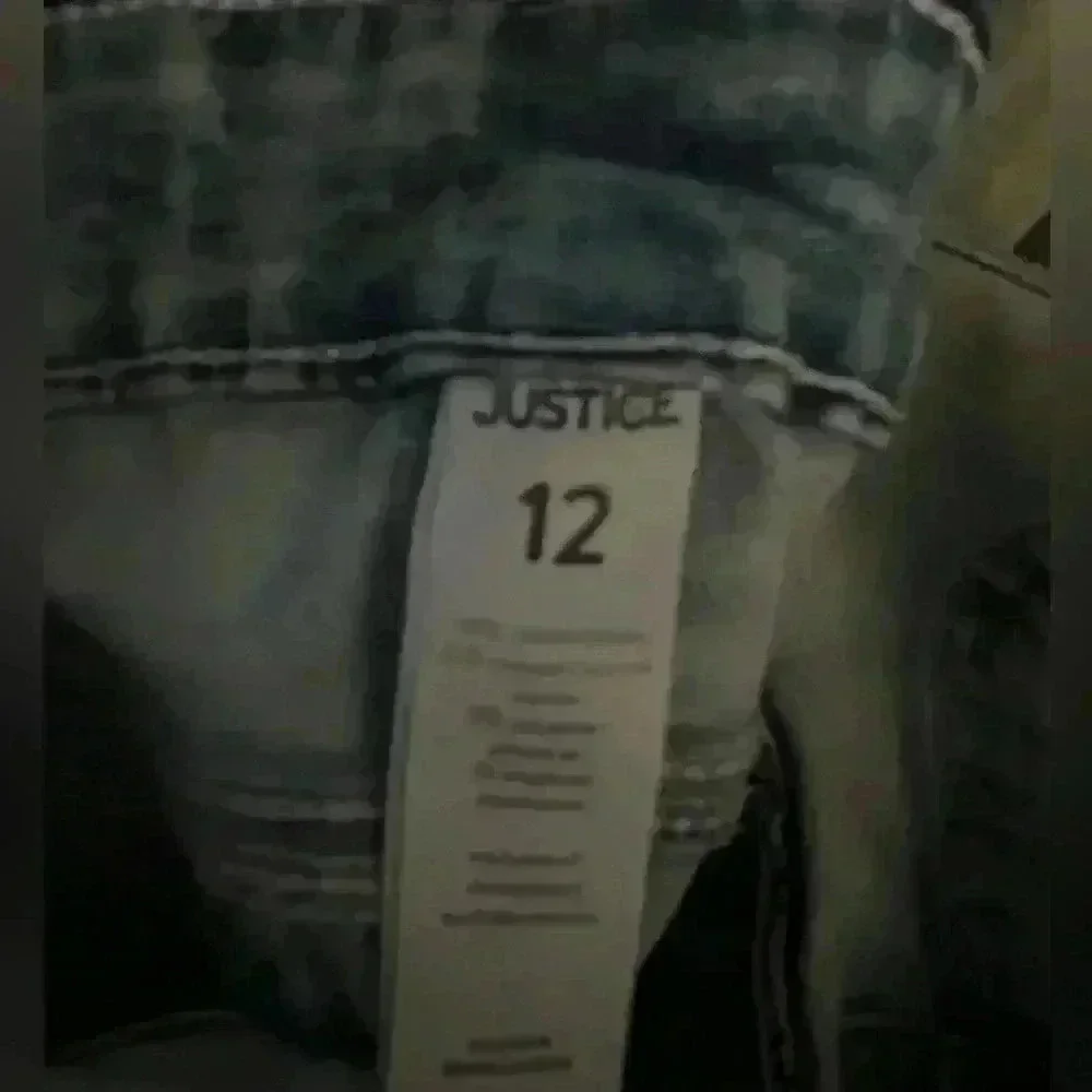 Juniors Justice denim overalls - size 12